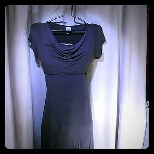 Grey jersey slip on dress